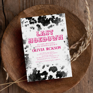 Caixinha De Lembrancinhas Último Chá de panela rosa-quente Impressão da Vaca