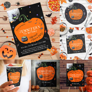 Halloween Crianças Figurino Fatura Convite Orçamen