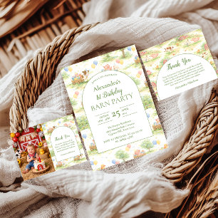 Convites Festa do Celeiro de Animais da Pastelaria 1º Anive