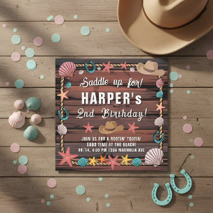 Poster Sinal de Boas-Vindas de Aniversário Western Coasta