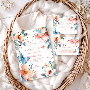 Cartão De Informações Sorteio de Fraldas do Prado da Borboleta