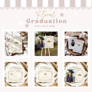 Anúncio Graduação Botânica De Chic Vintage