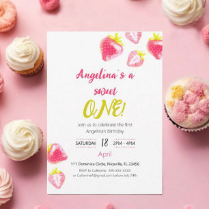 Cartão De Agradecimento Placa de primeiro aniversario Flat Obrigado