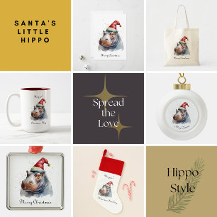 Bolsa Tote Papais noeis Hippo, personalizado