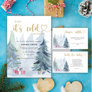 Convites Querida, está frio fora do chá de fraldas