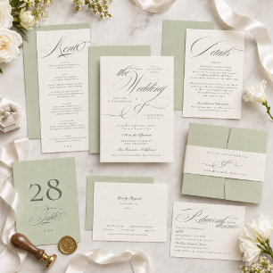 Convites Casamento Verde em Jardim Formal