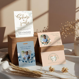 Etiqueta Logotipo florescente de árvore dentária dentária