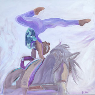 Convite de festas de salto de cavalos