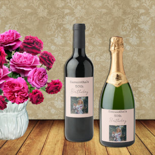 Convite De aniversário de 40 anos De Vinho Envelhe