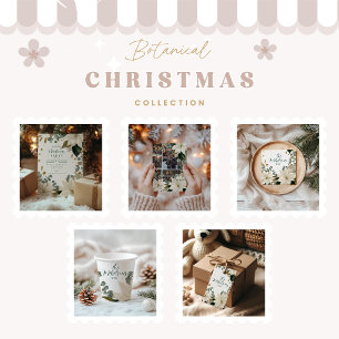 Convites Feriado de Poinsettia Branca