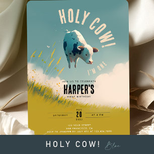 Convites "Lá em Cima nas Nuvens" Festa-de-Vaca