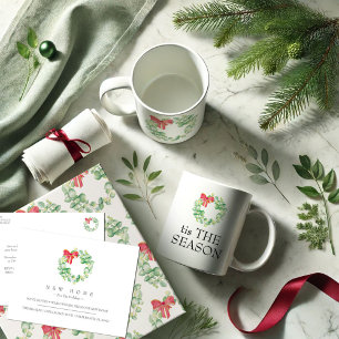 Papel de embrulho de Natal Padrão Festivo De Fosse