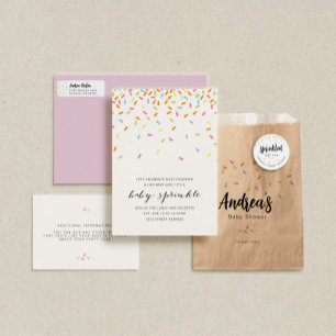 Inserção de pulverizador de bebê doce