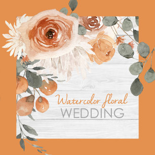 Adesivo Fósforo de Envelope de Casamento Inicial de Waterc