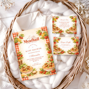 Cartão De Informações Sorteio de Fraldas de Bolinhas Vermelhas Rústicas