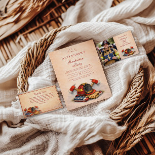 Anúncio Marco da Carreira de Bombeiro Fotográfico