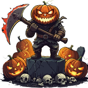 Tote 🖤 Black Pumpkin King Halloween Bolsa 🎃