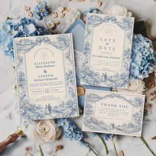 Convites Casamento no French Manor Countryside