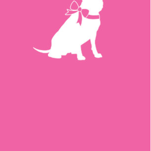 Convites Pit Bull Dog Chá de fraldas Pink Girl Pitbull