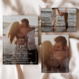 Convites Casamento Moderno da Valentina Photo