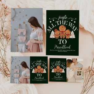 Anúncio personalizado de gravidez de Natal