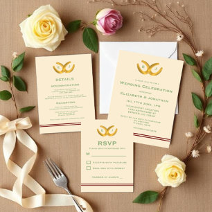 Convites Casamento de ferraduras ocidentais