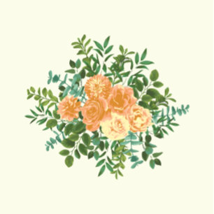 Convites Peach Ivory Wedding Vintage Rosa