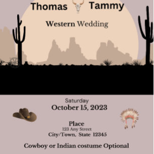 Convite De Casamento De Flores De Turquesa