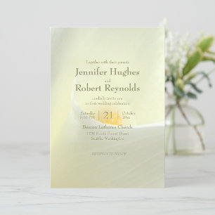 Convite para Casamento de Lily, Calla Branca Elega