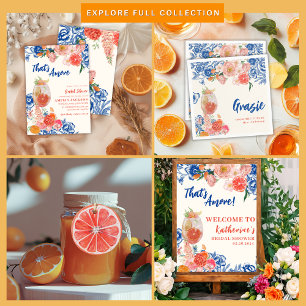 Etiqueta Para Presente Aquarela que é Amore Spritz Chá de panela Favor