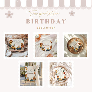 Prato De Papel Dois segundos aniversários Safari Rápido