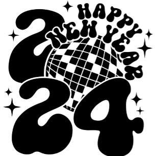 Porta-copo De Papel Quadrado Sparkle de Ano Novo