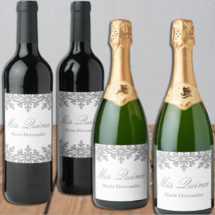 Silver Snowflake Winter Quinceanera