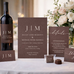 Adesivo Quadrado Casamento nas mídias sociais formais Bege Marrom C