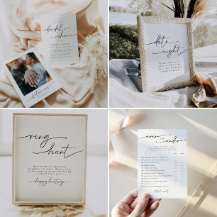 Adesivo Chá de panela Personalizado Elegante, Minimalista