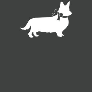 Convites Galsh Corgi Chá de fraldas de Cães Neutro