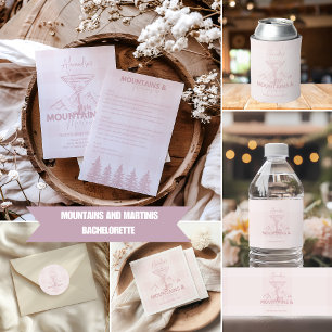 Bolsa Tote Montanhas e Martinis Bachelorette