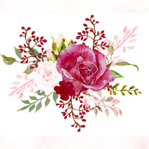 Convites Chá de Casais de Península Borgona e Rosa-Esbranqu