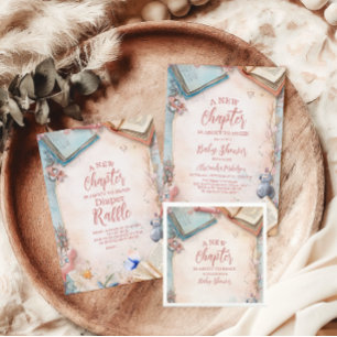 Cartão De Informações Livros de Histórias do Livro para Bebê