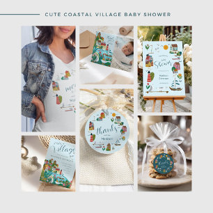 Adesivo Chá de fraldas Náutico de Blue Boy da Aldeia Coste