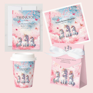 Guardanapo De Papel Papel de Chá de fraldas do Unicórnio Encantado Nap