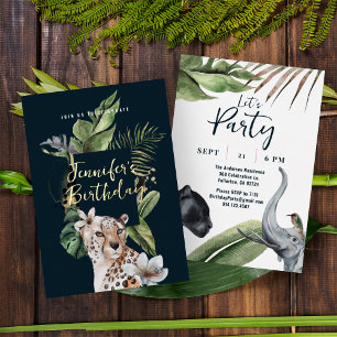 Papel De Presente Selva Selvagem Selvagem Safari Padrão