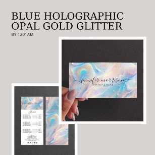 Panfleto Maturação Dourada da luz azul holográfica opal, be