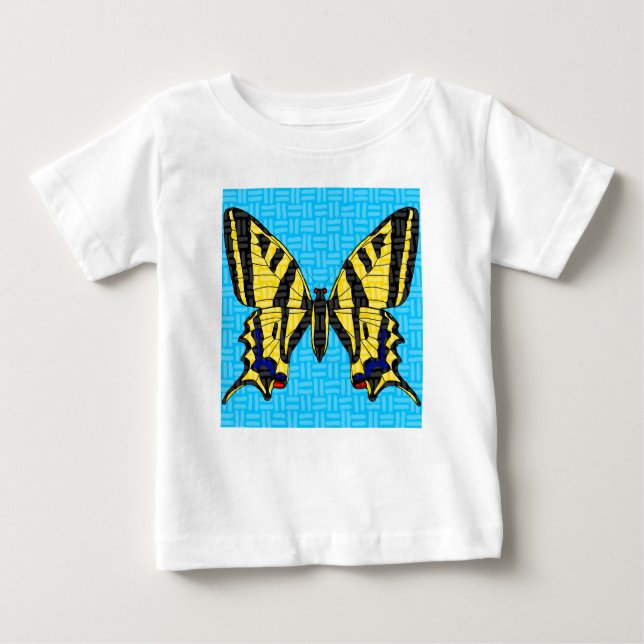 Swallowtail (branco) - Baby T-Shirt (Frente)