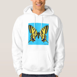 Swallowtail (branco) - Suéter com Capuz Masculino