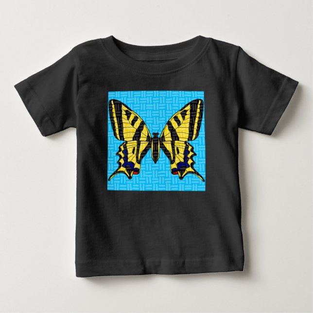 Swallowtail (vívida) - Camiseta de Bebê (Frente)