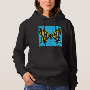 Swallowtail (vívida) - Suéter com Capuz Feminino