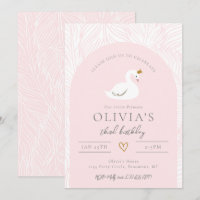 Swan Birthday Convite | Convites para o Cisne