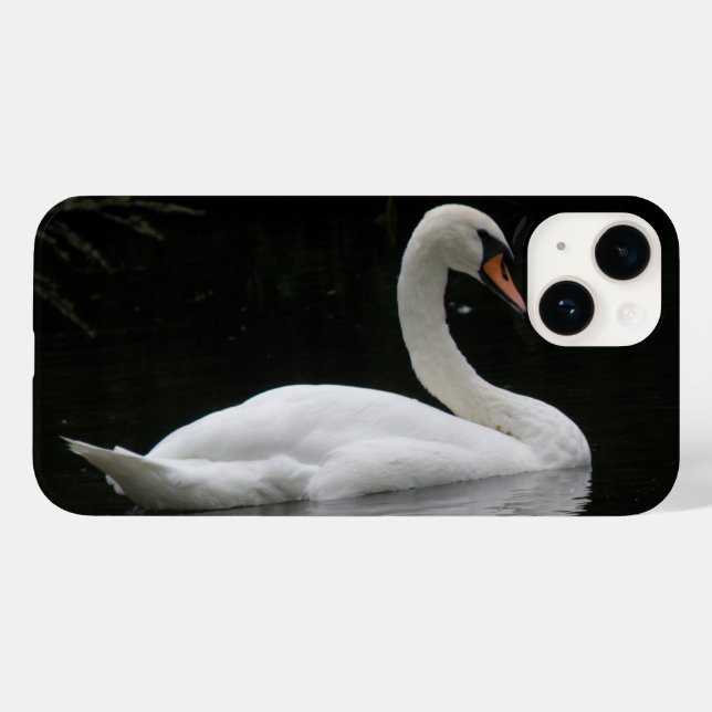 Swan branco gracioso (Verso (horizontal))