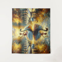 Swan Dance Tapeçaria